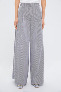 Midnight and White Striped New Didi Pant