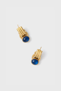 Blue Sapphire Quartz Pure Earrings