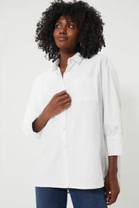 White Oxford Adair Boyfriend Shirt